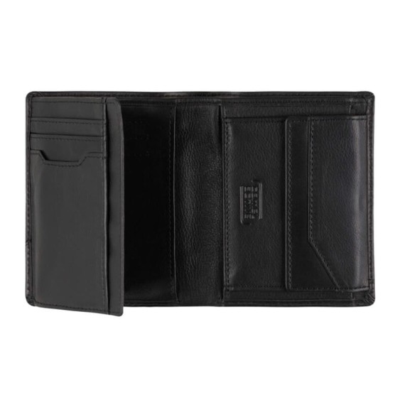 CAMEL ACTIVE Carteira Vertical c/ Porta-Moedas Stone Preta | Ref. 91.11809