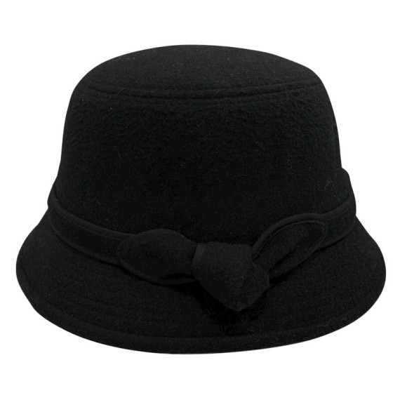 Chapéu de Senhora em Lã SOLID 2750 Preto | Ref. 275.2750