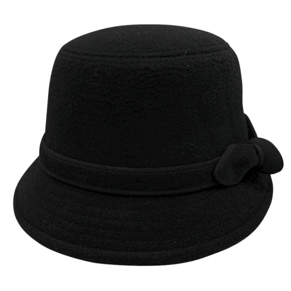 Chapéu de Senhora em Lã SOLID 2750 Preto | Ref. 275.2750