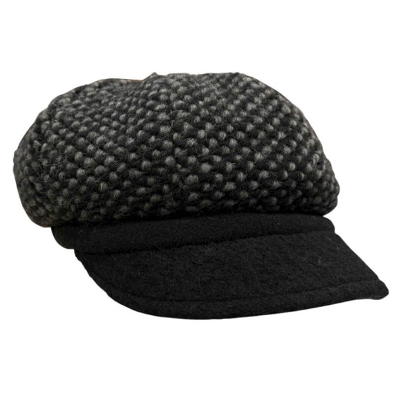 Chapéu de Senhora em Lã SOLID 42-085 Preto | Ref. 298.42085P