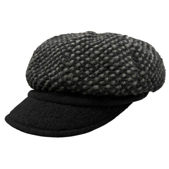 Chapéu de Senhora em Lã SOLID 42-085 Preto | Ref. 298.42085P