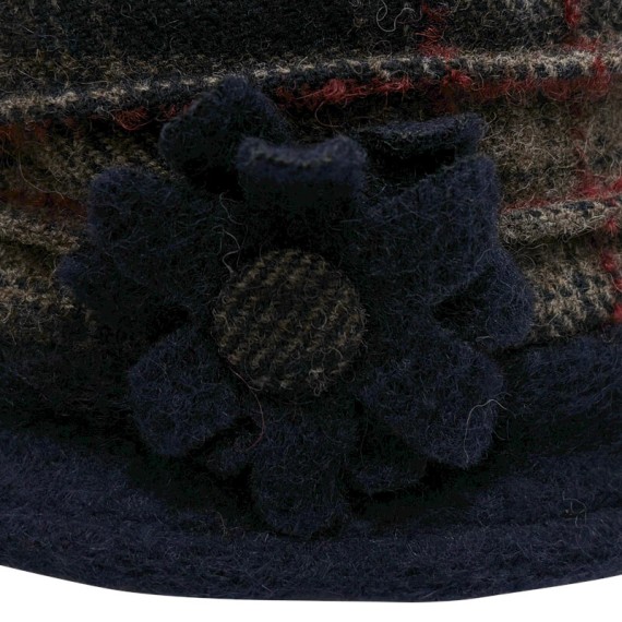 Chapéu de Senhora em Lã SOLID 42-096 Azul | Ref. 298.42096AZ