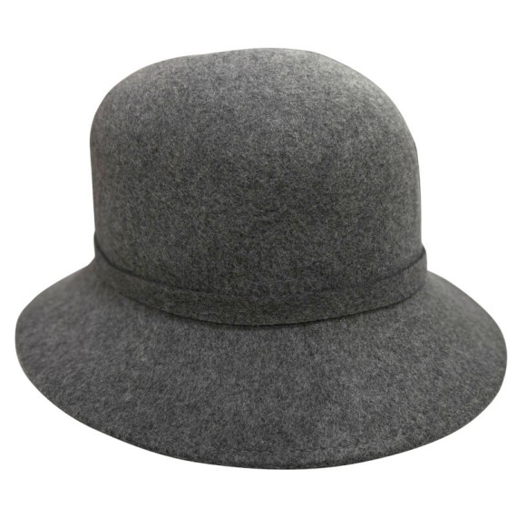 Chapéu de Senhora em Lã SOLID 44-022 Cinza | Ref. 298.44022CI