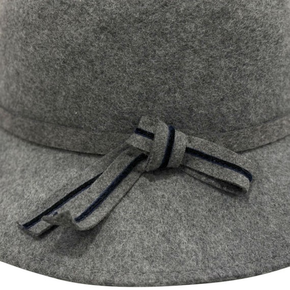 Chapéu de Senhora em Lã SOLID 44-022 Cinza | Ref. 298.44022CI