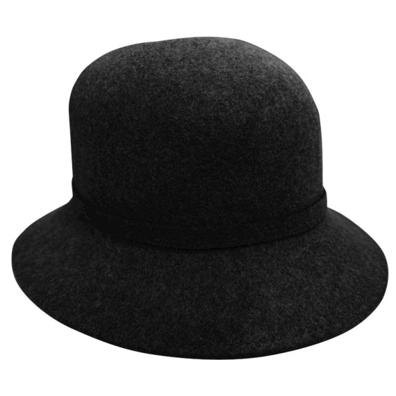 Chapéu de Senhora em Lã SOLID 44-022 Preto | Ref. 298.44022P