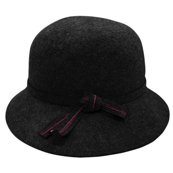Chapéu de Senhora em Lã SOLID 44-022 Preto | Ref. 298.44022P