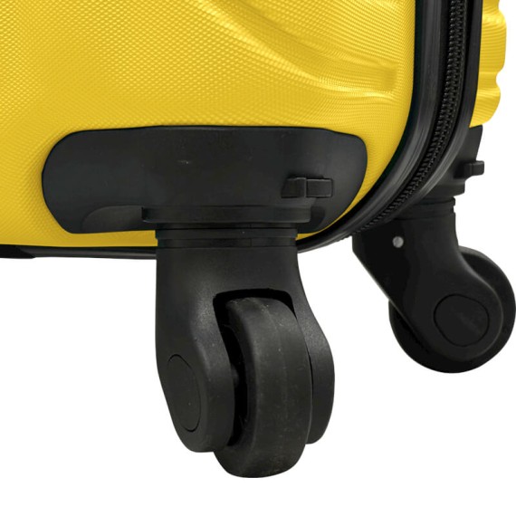 Mala de Cabine 45cm 4R Amovíveis Easyjet TALENT 42 Amarela | Ref. 337.42AM