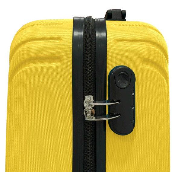 Mala de Cabine 45cm 4R Amovíveis Easyjet TALENT 42 Amarela | Ref. 337.42AM