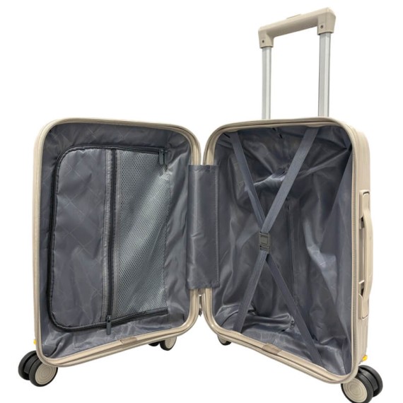 Mala de Cabine 45cm 4R Amovíveis Easyjet TALENT 44 Bege | Ref. 337.44BE