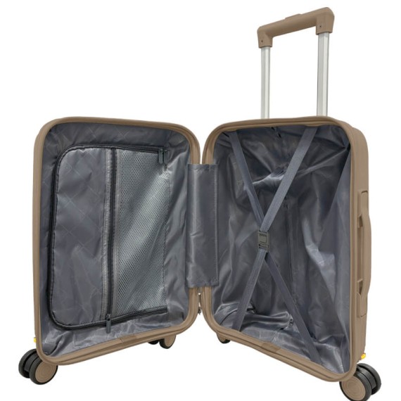 Mala de Cabine 45cm 4R Amovíveis Easyjet TALENT 44 Champanhe | Ref. 337.44CH