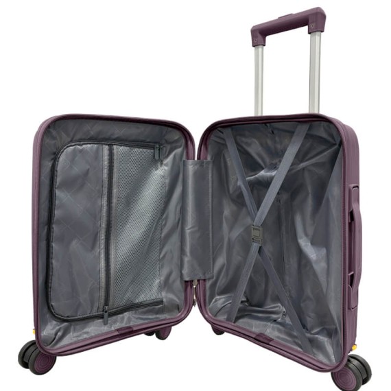 Mala de Cabine 45cm 4R Amovíveis Easyjet TALENT 44 Roxo | Ref. 337.44PU