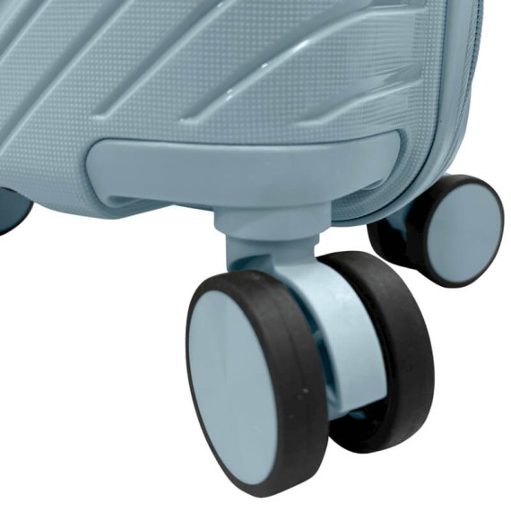 Mala de Cabine 45cm 4R Amovíveis Easyjet TALENT 45 Azul Bebé | Ref. 337.45AB