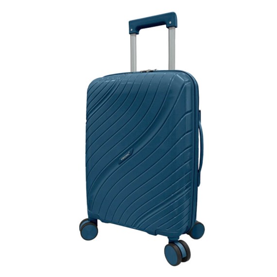 Mala de Cabine 45cm 4R Amovíveis Easyjet TALENT 45 Azul Petróleo | Ref. 337.45AP