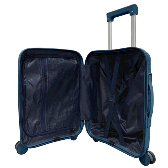 Mala de Cabine 45cm 4R Amovíveis Easyjet TALENT 45 Azul Petróleo | Ref. 337.45AP