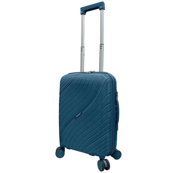 Mala de Cabine 45cm 4R Amovíveis Easyjet TALENT 45 Azul Petróleo | Ref. 337.45AP
