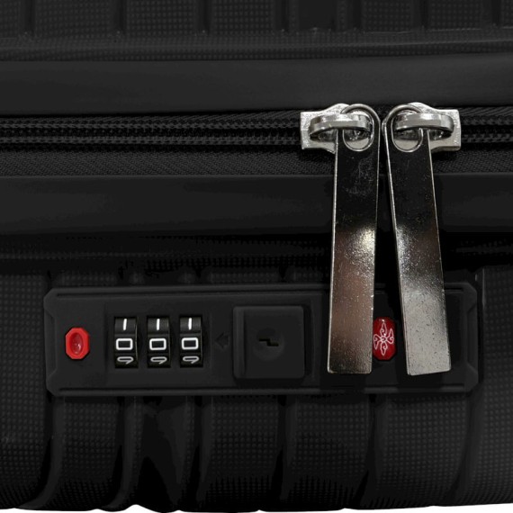 Mala de Cabine 45cm 4R Amovíveis Easyjet TALENT 45 Preta | Ref. 337.45P