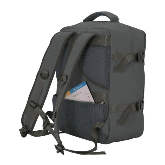 BENZI Mochila Ryanair/Vueling/Wizz 40x30x20cm Cinza | Ref. 288.BZ5897C