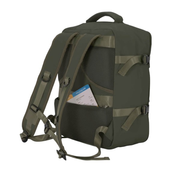 BENZI Mochila Ryanair/Vueling/Wizz 40x30x20cm Verde Seco | Ref. 288.BZ5897V