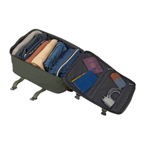 BENZI Mochila Ryanair/Vueling/Wizz 40x30x20cm Verde Seco | Ref. 288.BZ5897V