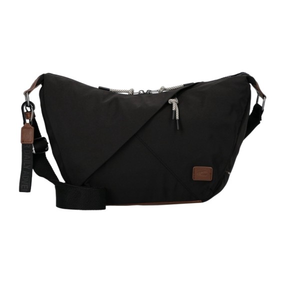 CAMEL ACTIVE Bolsa de Ombro L Senhora Aurum Preta | Ref. 91.12151