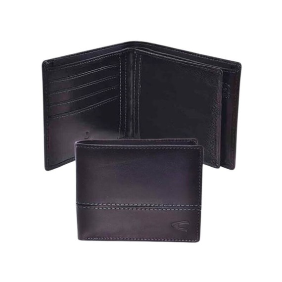 CAMEL ACTIVE Carteira Horizontal c/ Porta-Moedas Nevada Preta | Ref. 913024670760CAMEL ACTIVE Carteira Horizontal c/ Porta-Moedas Nevada Preta | Ref. 913024670760