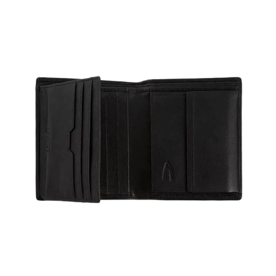 CAMEL ACTIVE Carteira Vertical c/ Porta-Moedas Osaka Preta | Ref. 9126970460