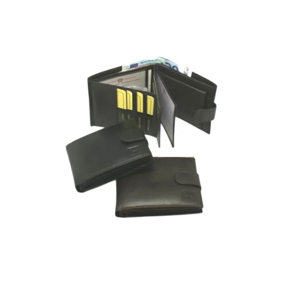 DOGGY Carteira de Presilha com Porta-Moedas Preta | 86.116P