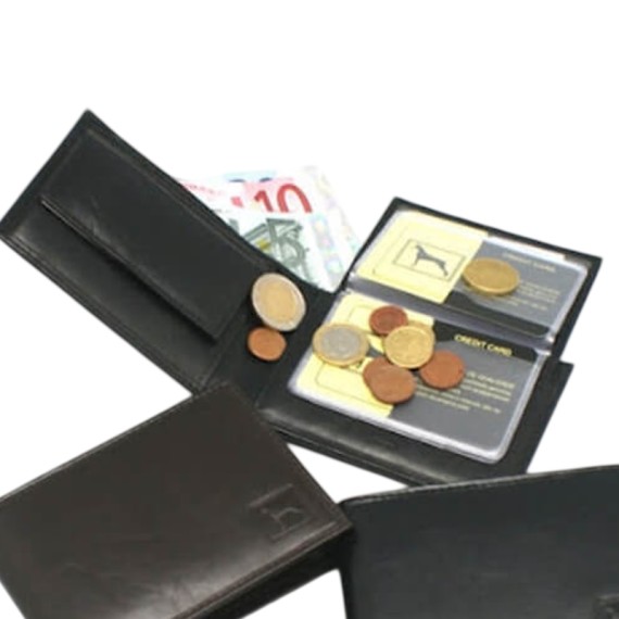 DOGGY Carteira Porta-Notas com Porta-Moedas Castanha | Ref. 86.163C