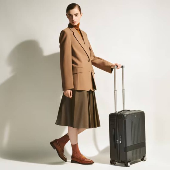 Mala de Cabine / Trolley 55cm 4R MONTBLANC MY4810 Preta | Ref. 238.131957