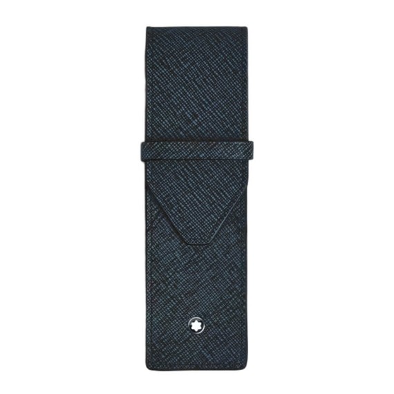 Porta-Canetas Envelope 2-Pen MONTBLANC Sartorial Tweed Blue | Ref. 238.220354
