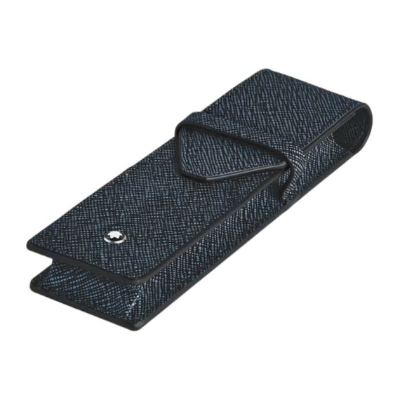 Porta-Canetas Envelope 2-Pen MONTBLANC Sartorial Tweed Blue | Ref. 238.220354