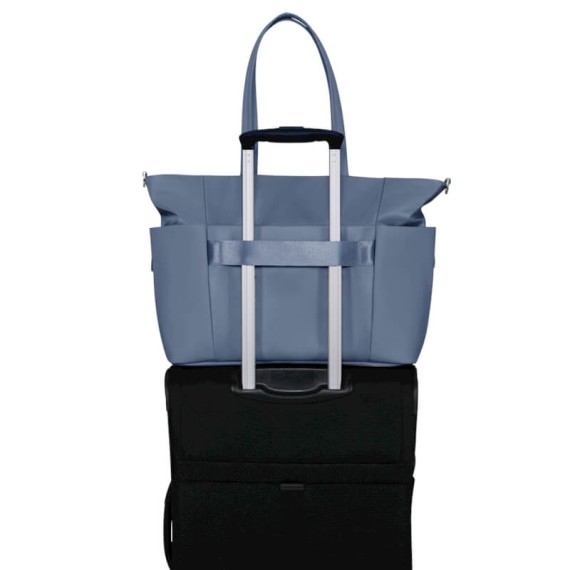 SAMSONITE Bolsa Ombro Tote p/ Portátil 14.1” Move Journey Azul | Ref. 92.158824-1831