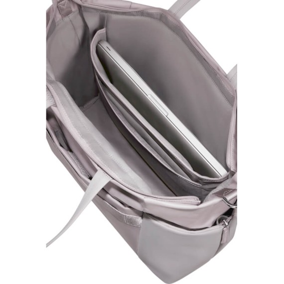 SAMSONITE Bolsa Ombro Tote p/ Portátil 14.1” Move Journey Bege | Ref. 92.158824-1497