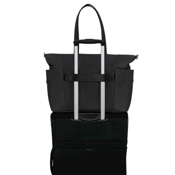 SAMSONITE Bolsa Ombro Tote p/ Portátil 14.1” Move Journey Preta | Ref. 92.158824-1041