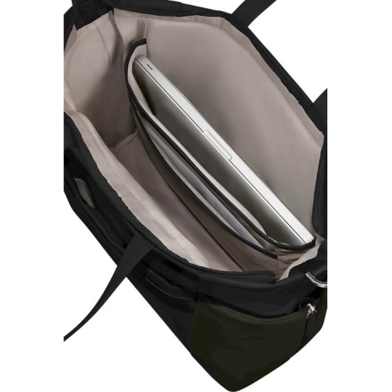 SAMSONITE Bolsa Ombro Tote p/ Portátil 14.1” Move Journey Preta | Ref. 92.158824-1041