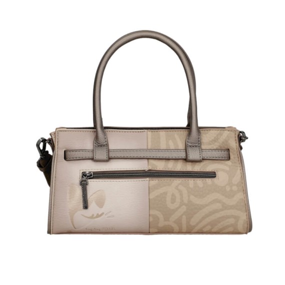 ANEKKE Bolsa de Alças Curtas c/ Tiracolo Olympia Bege | Ref. 280.42741-430