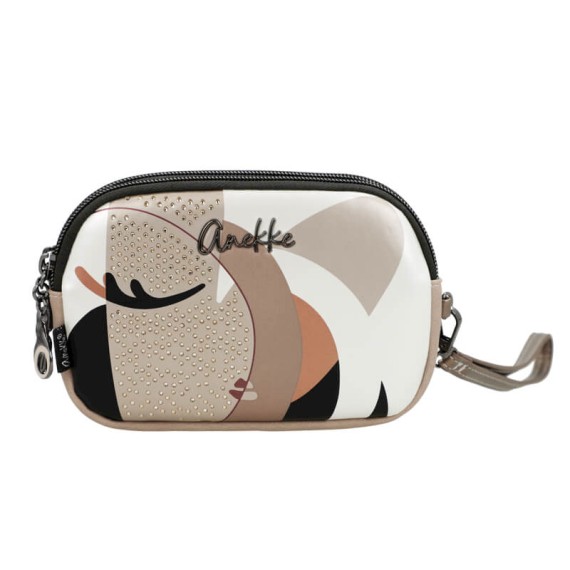 ANEKKE Bolsa de Mão / Necessaire Eikon Bege | Ref. 280.42757-378