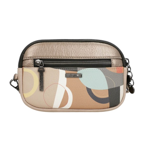 ANEKKE Bolsa de Mão / Necessaire Eikon Bege | Ref. 280.42757-378