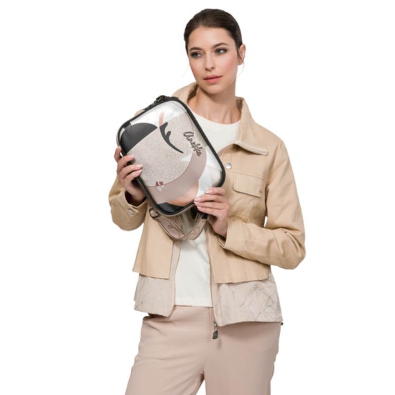 ANEKKE Bolsa de Tiracolo 2C Média Eikon Taupe | Ref. 280.42753-516