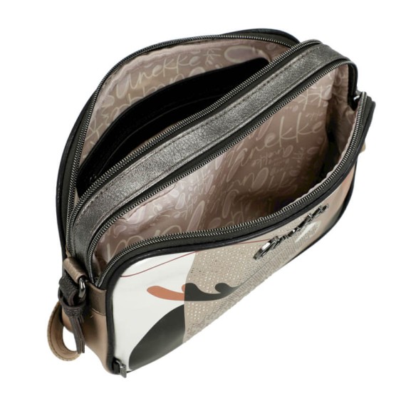 ANEKKE Bolsa de Tiracolo 2C Média Eikon Taupe | Ref. 280.42753-516