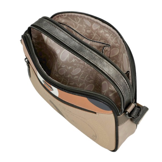 ANEKKE Bolsa de Tiracolo 2C Média Eikon Taupe | Ref. 280.42753-516