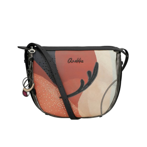 ANEKKE Bolsa de Tiracolo Oval Eikon Taupe | Ref. 280.42753-559