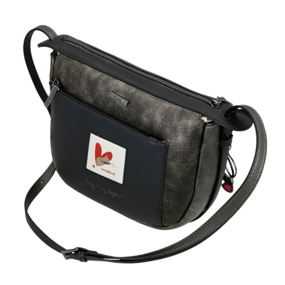 ANEKKE Bolsa de Tiracolo Oval Eikon Taupe | Ref. 280.42753-559