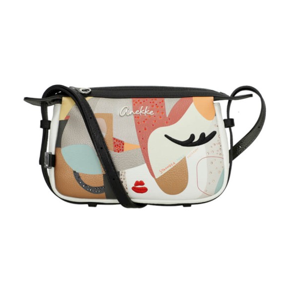 ANEKKE Bolsa de Tiracolo Retangular Eikon Preta | Ref. 280.42753-555