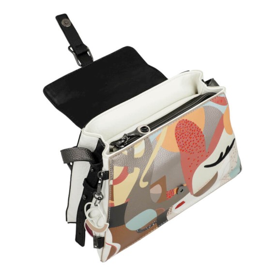 ANEKKE Bolsa de Tiracolo Triangular Eikon Preta | Ref. 280.42753-560