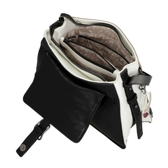 ANEKKE Bolsa de Tiracolo Triangular Eikon Preta | Ref. 280.42753-560