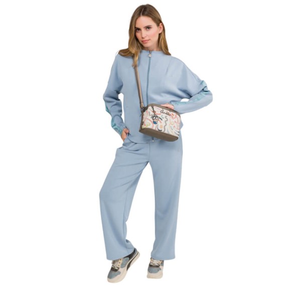 ANEKKE Bolsa de Tiracolo Tripla Pequena Olympia Bege | Ref. 280.42743-258