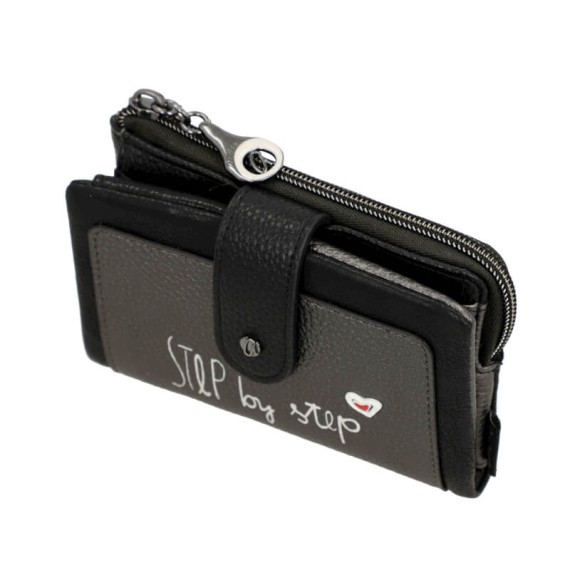 ANEKKE Carteira Média Flexível RFID Eikon Preta | Ref. 280.42759-912