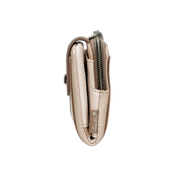 ANEKKE Carteira Média Flexível RFID Olympia Bege | Ref. 280.42749-912