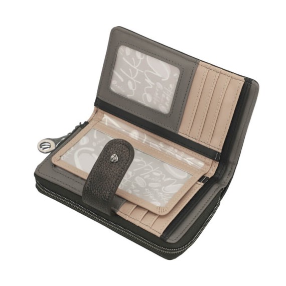 ANEKKE Carteira Média RFID Eikon Taupe | Ref. 280.42759-909